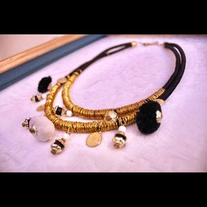 Jewelry - Tribal Desert Glam Layered Coil and Charm Necklace Jewelry - Tribal Desert Glam Layered Coil and Charm Necklace